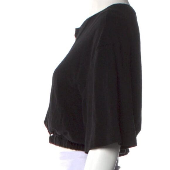 DION LEE Crew Neck Short Sleeve Crop Top Size: S | US4, UK8 - Picture 2 of 3